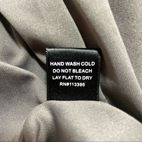Ark & Co. women’s layered Strapless Mini grey Dress, size L - Picture 5 of 6